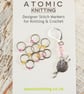 Split Ring Stitch Markers - PinkYellow Increase & Decrease Knitting Stitch Marke - Image 1