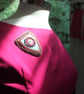 Shield recycled brooch  - sustainable jewellery   - Image 4