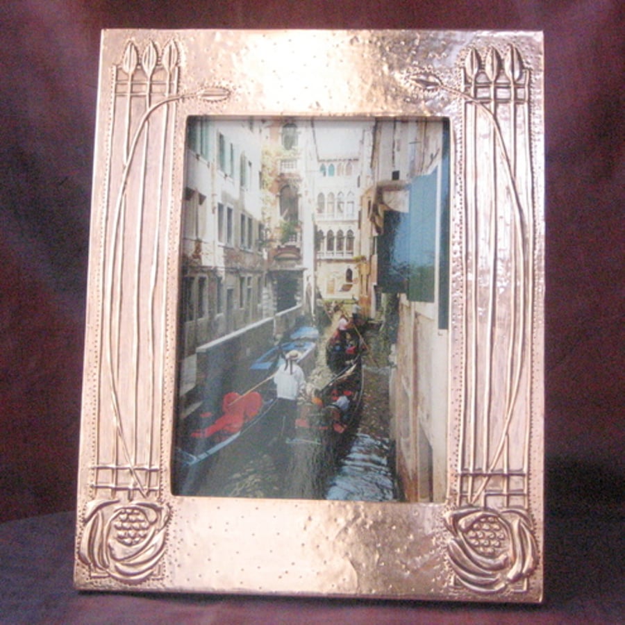 Copper frame,Mackintosh style