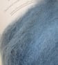 50g Indigo Blue Naturally Dyed Shetland Wool Batt