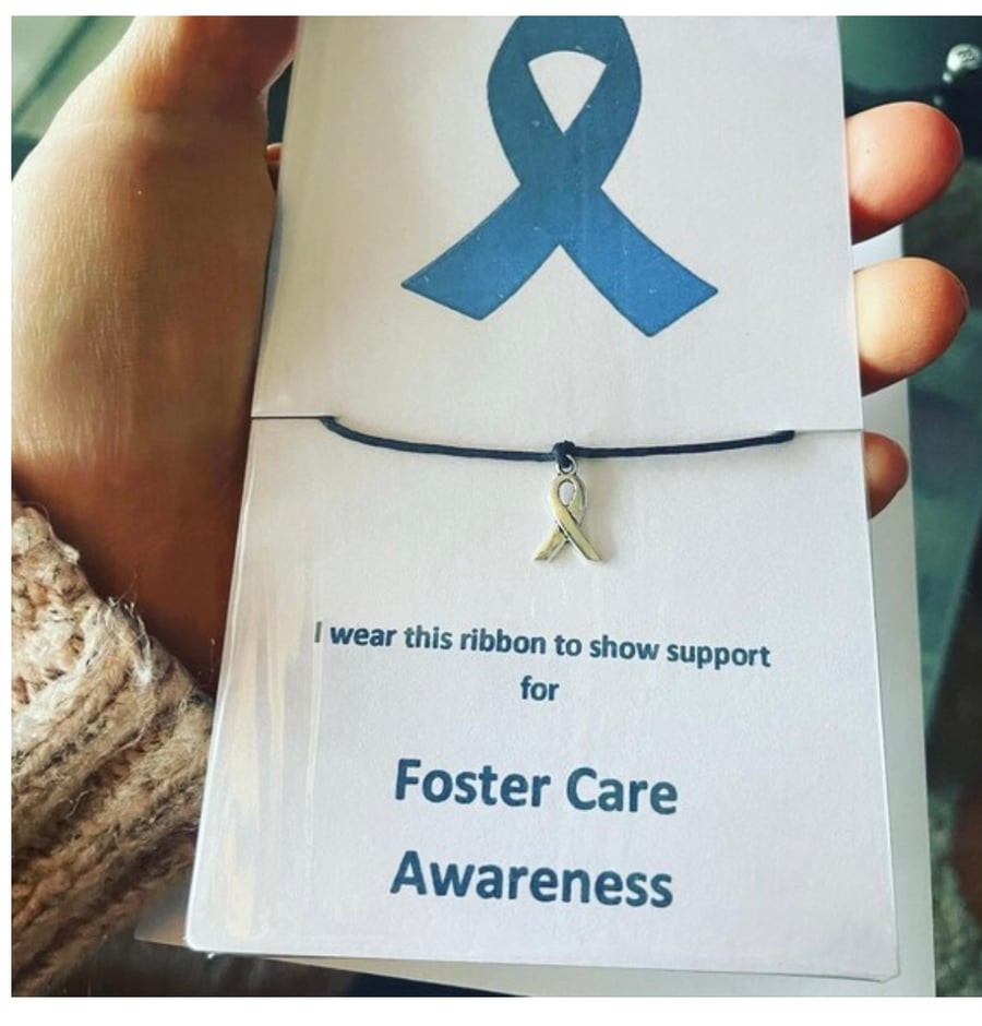 Foster care awareness wish bracelet corded wish bracelet gift