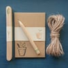 Garden Gift Set - Save Seeds & Sow - plant labels, envelopes, twine, pencil 