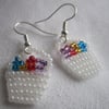 Easter Basket Beadwork Earrings (1)