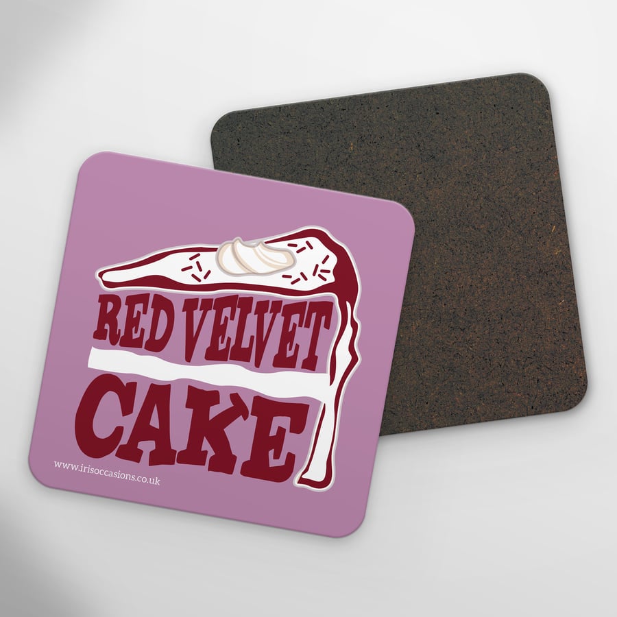 Red Velvet Cake Coaster