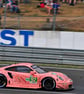 Porsche 911 RSR Pink Pig 24 Hours of Le Mans 2018 18"X12" Print - Image 1