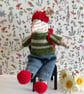Handmade Little Cloth Mouse - Image 2