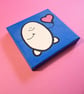 Chep with a heart - mini canvas - Image 2