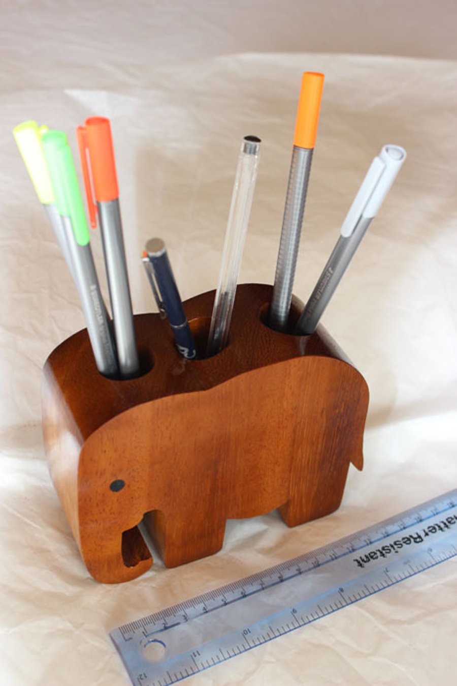 Elephant Pencil Holder WDI4 Folksy
