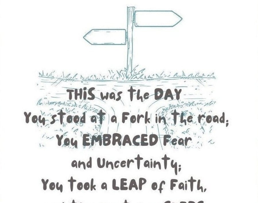 Sober Card - This Was The Day Sobriety Gift, AA Gifts Sober Anniversary Card for