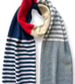 Striped and blocked Big Scarf - Image 1