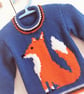 Knitting Pattern for a  Fox on a Sweater.  Digital Pattern - Image 3