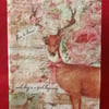 A6 Notebook Christmas Deer