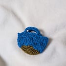 Two-Way Crochet Bag Charm - Tiny Treasure Tote