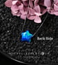Large Light Blue Star 3D Opal With 925 Sterling Silver Bracelet - Image 5
