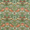 William Morris Design Oval Tablecloths . Sage Green 