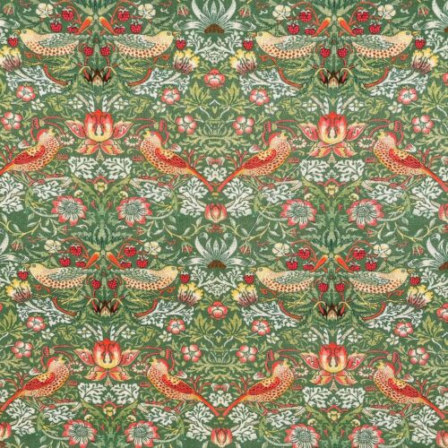 William Morris Design Oval Tablecloths . Sage Green 