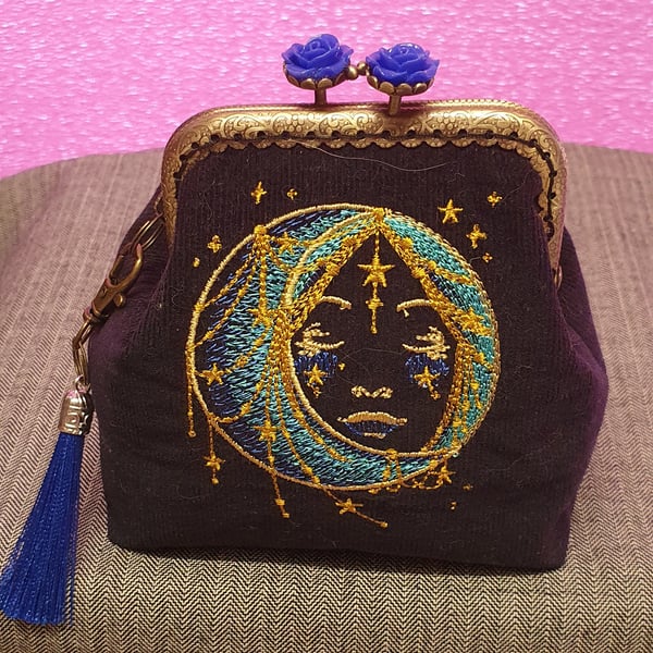 Lunar dreams design purse
