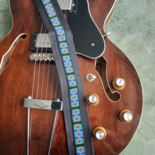 Guitar strap Handmade Design