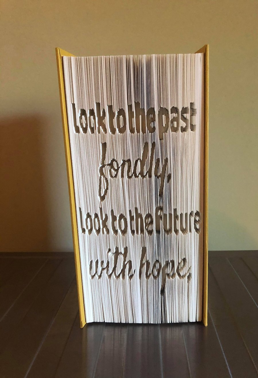 Look to the past... CUT & FOLD Book Folding Pattern - EMAILED PDF PATTERN