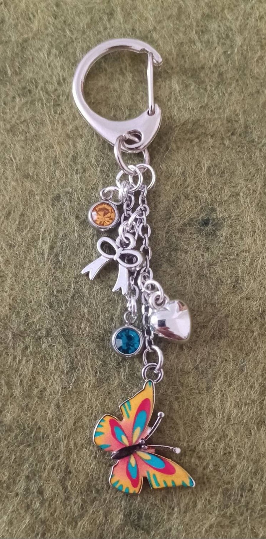Handmade Butterfly Bag Charm