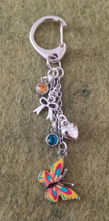 Handmade Butterfly Bag Charm