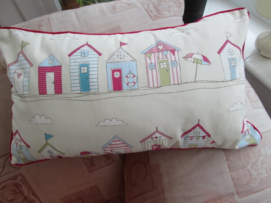 Beach Huts  Cushion Cover