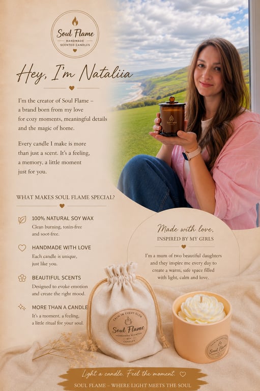 About SoulFlame Candles - Ingredients, Candle Care & Brand Story