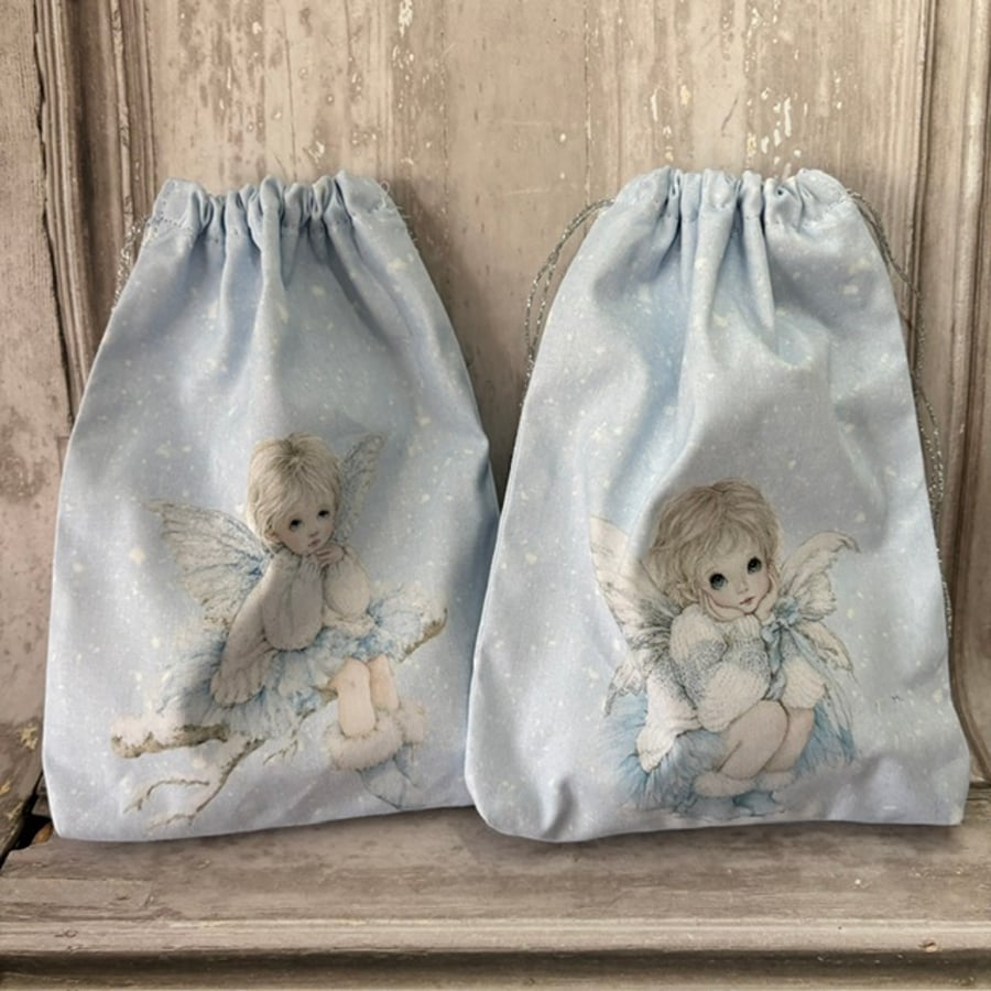 Gift Bags - Frosted Fairy - Set of 2 - PB4 0032