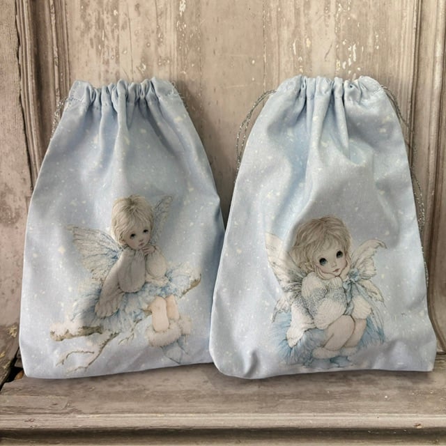 Gift Bags - Frosted Fairy - Set of 2 - PB4 0032