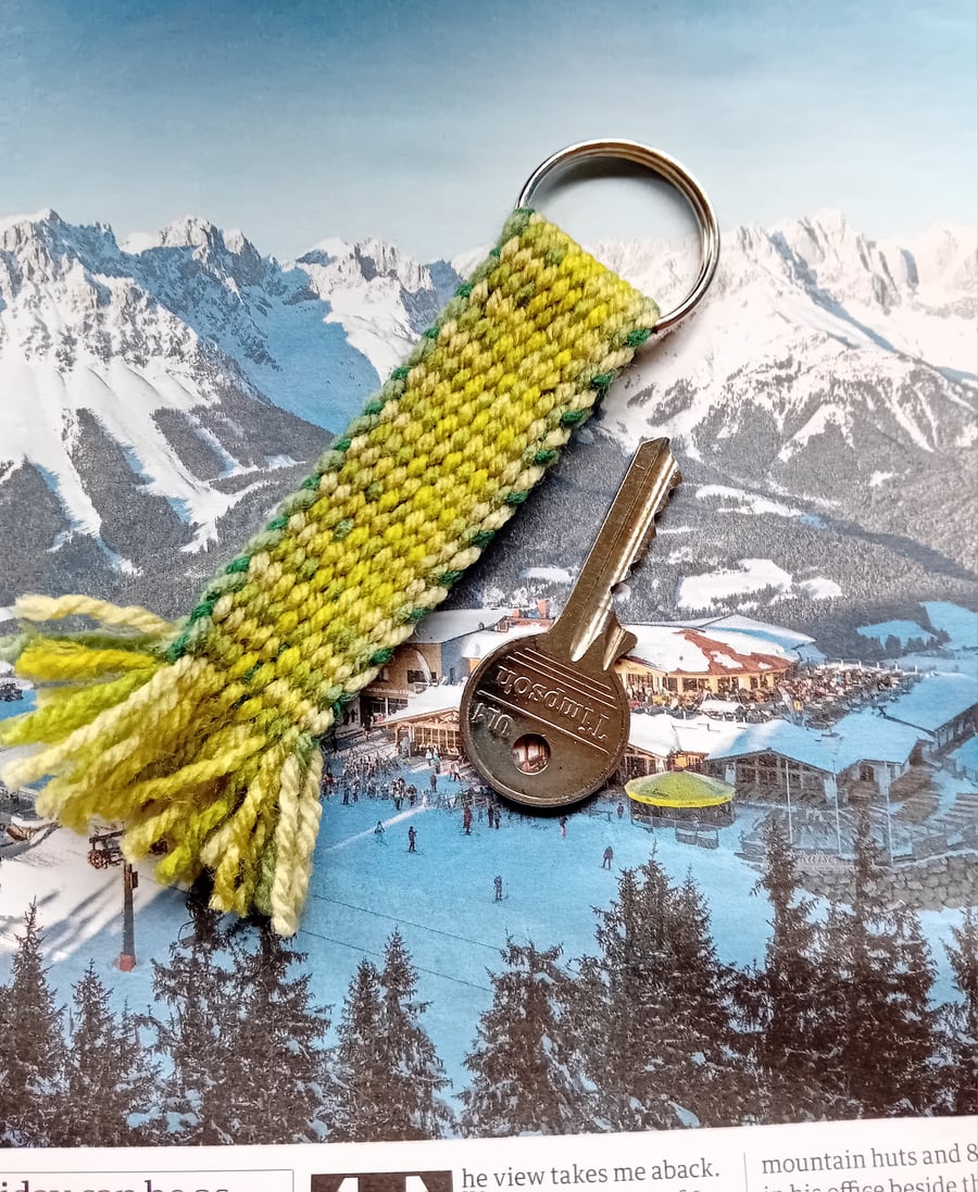 Handwoven keyring