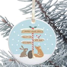 Personalised Baby's 1st Christmas Tree Decoration - Holiday Keepsake