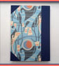 Blue Hardback Notebook A5 rulled Pages - Image 3
