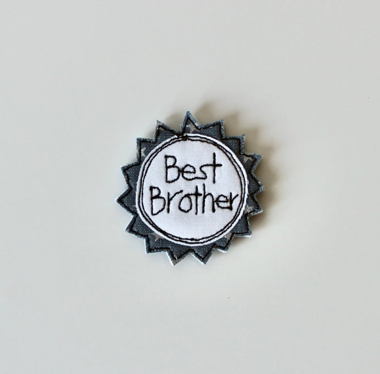 'Best Brother' - Handmade Magnet