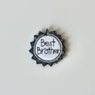 'Best Brother' - Handmade Magnet
