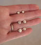 Silver studs - 5mm stud earrings - Image 5