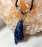 Blue Aura  Black Kyanite Necklace - Image 4