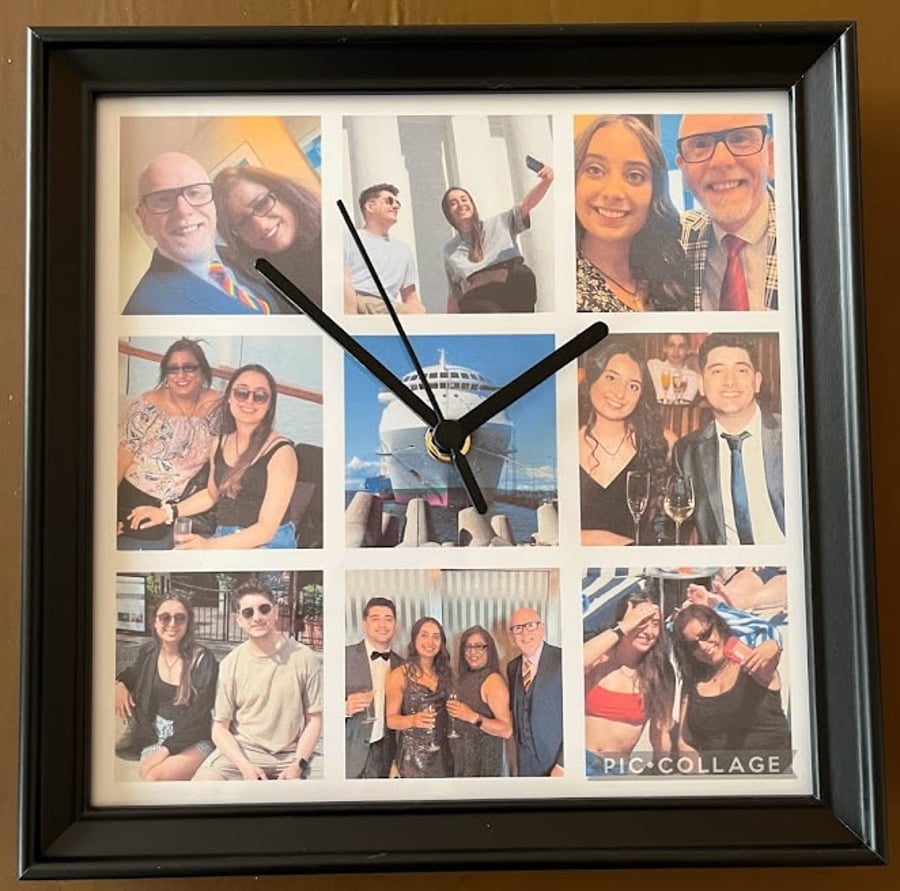 Your Photo Collage Clock