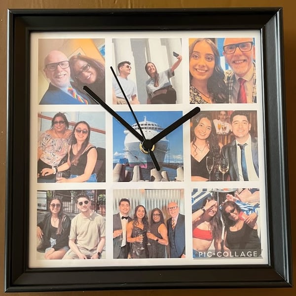 Your Photo Collage Clock