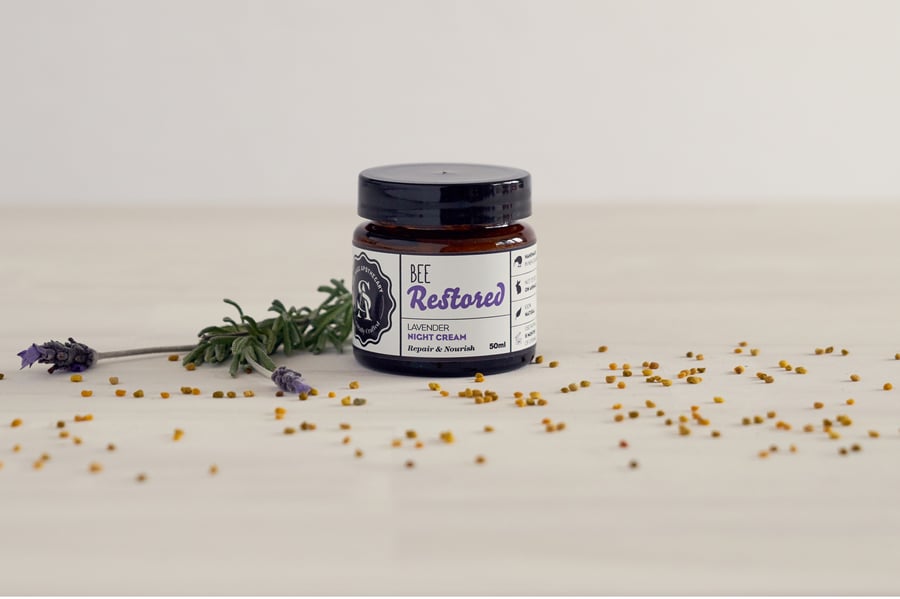 Bee Restored Night Cream – Lavender