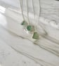 Sea Glass  Pendant Framed With Silver - Image 8