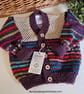 Designer Jaeger Merino Wool Baby Cardigan 9-18 months size  - Image 4