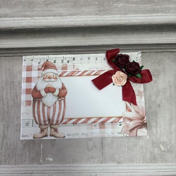 Christmas Box, Tags and Stars (Santa) CR 0032