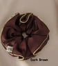 Gold Piping Edged XXL Scrunchies, Piping Trim Silky Satin Statement Scrunchies - Image 8