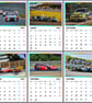 Motor Racing Cars Calendar 2027 - A4 Wall Hanging Calendar - Automobile Print - Image 2