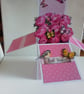 Birthday card. Pop up box card. Ref 500
