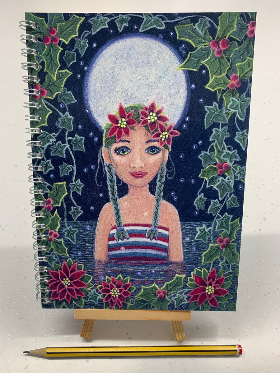 'Bathing in the Winter Moonlight' Notebook