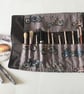 Motorcycle Make Up Brush Roll Storage Case, Motorbike Brush Holder, Biker Chick - Image 1