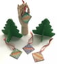 Personalised 'Name' Enamelled Copper Christmas Decoration - Image 2