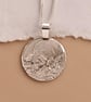 Pig Engraved Sterling Silver Coin Necklace - Image 9