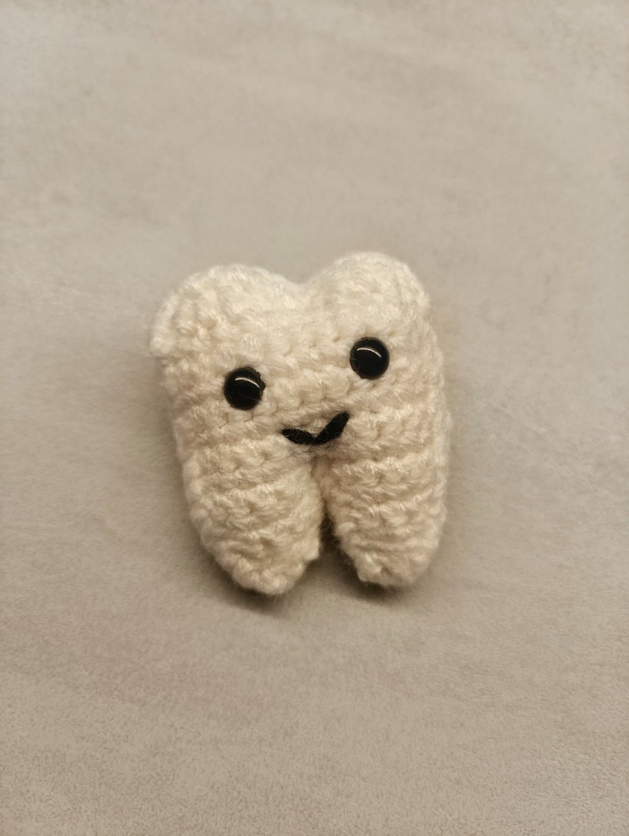 Crochet Tooth Fairy Plush Pouch 